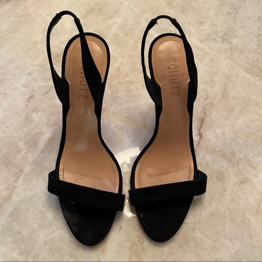 Schutz black heels